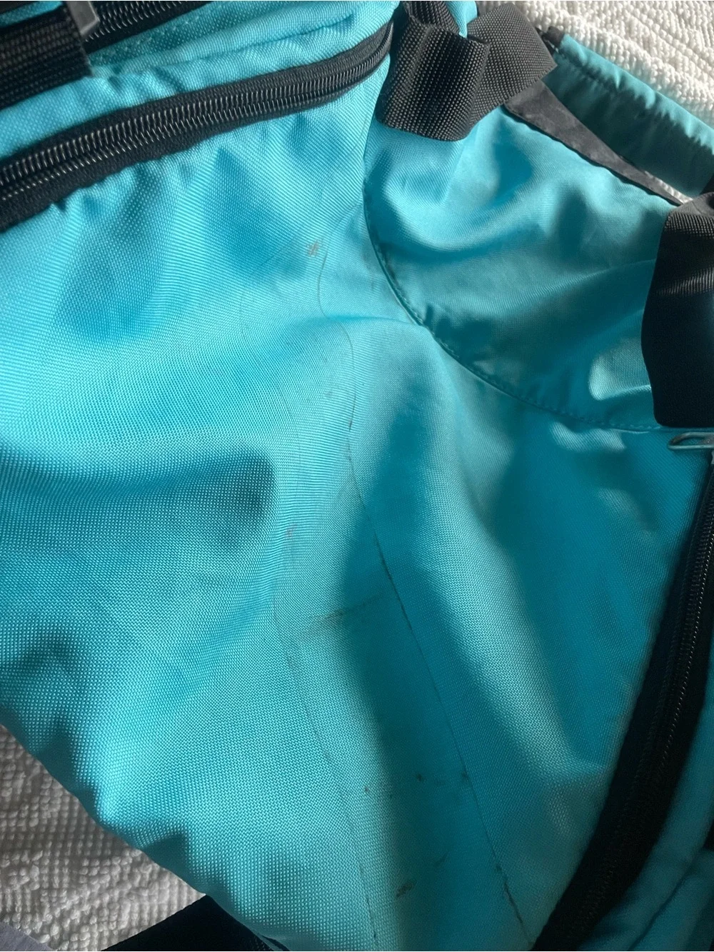 Nike Teal Blue Duffel Gym Bag